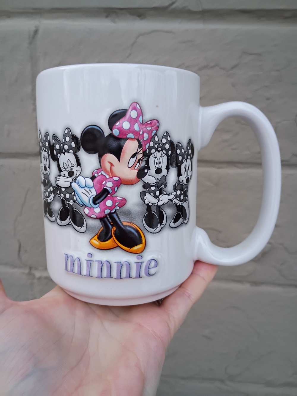 Disney Minnie Mouse 3D Parks And Resort Exclusive Ceramic 16 Oz Mug
